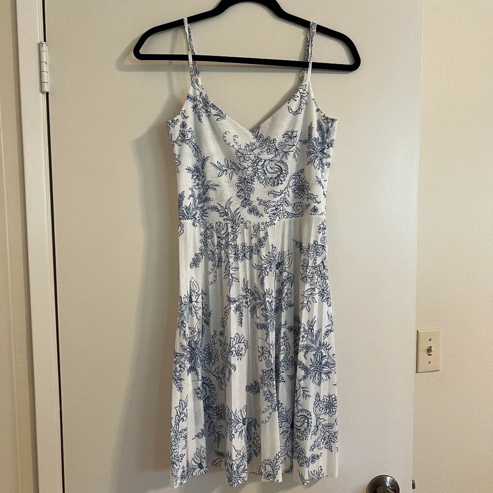 Blue and White Sundress